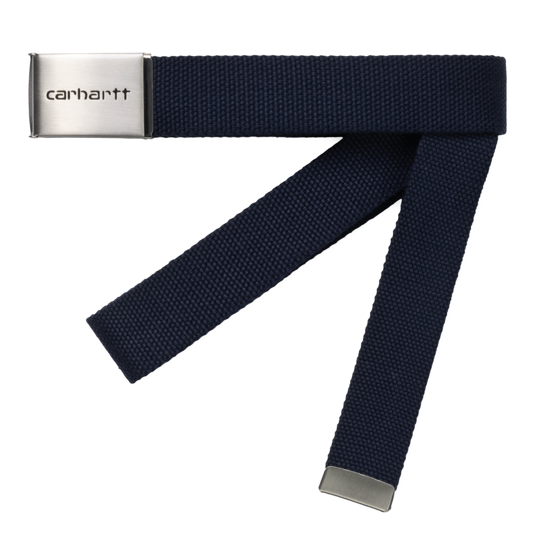 Carhartt Clip Belt Chrome Dark Navy