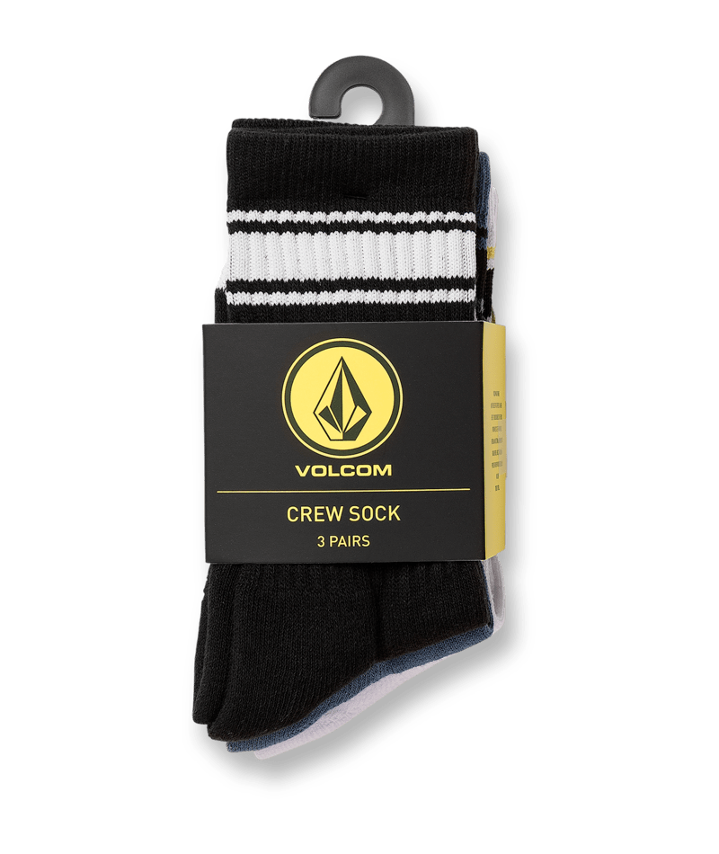Volcom Full Stone Sock Multi Pack Junior (3 couleurs)