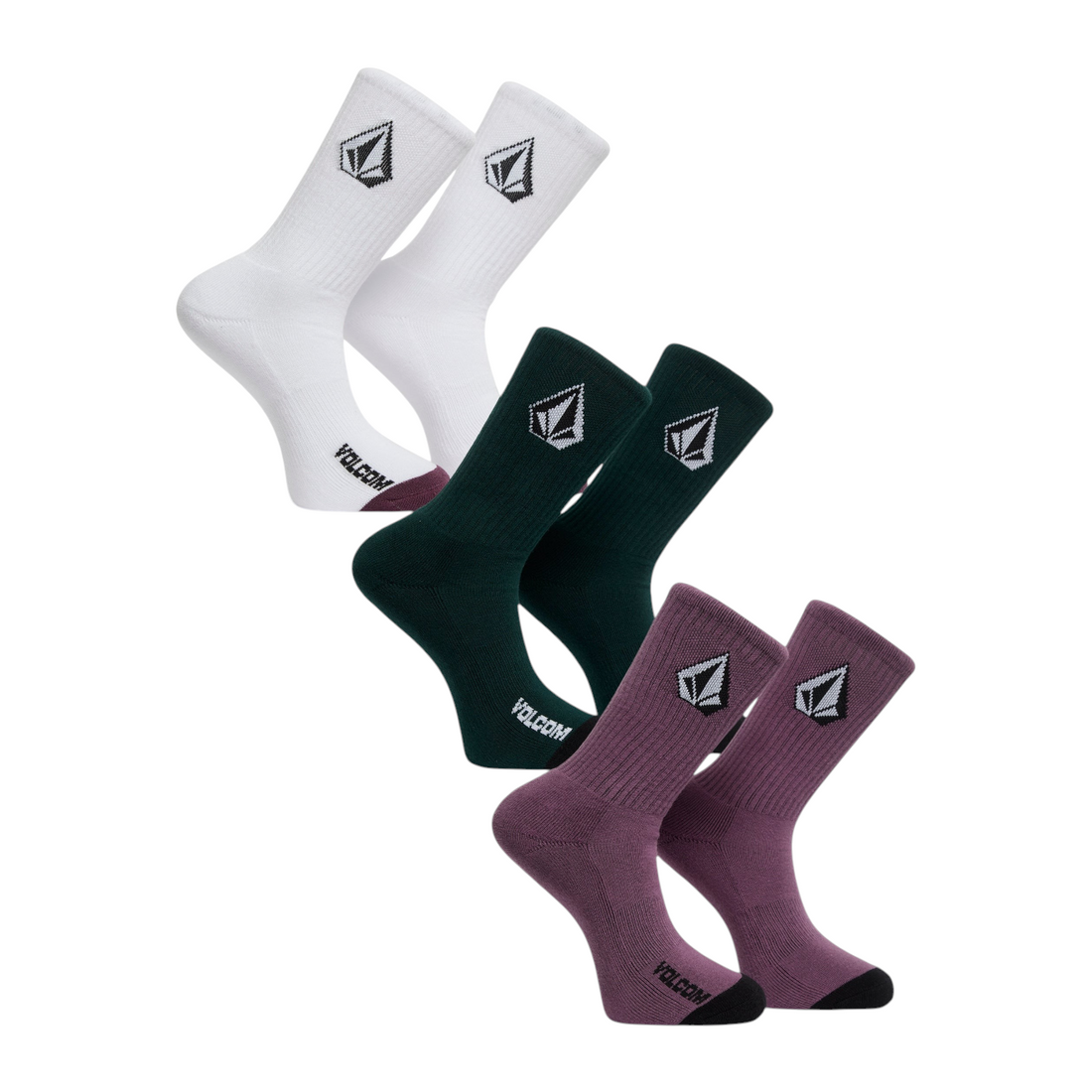 Volcom Full Stone 3 Pk Youth Multi