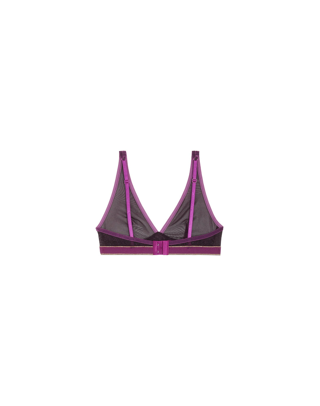 Pullin Triangle Foulard Plum - vue arrière