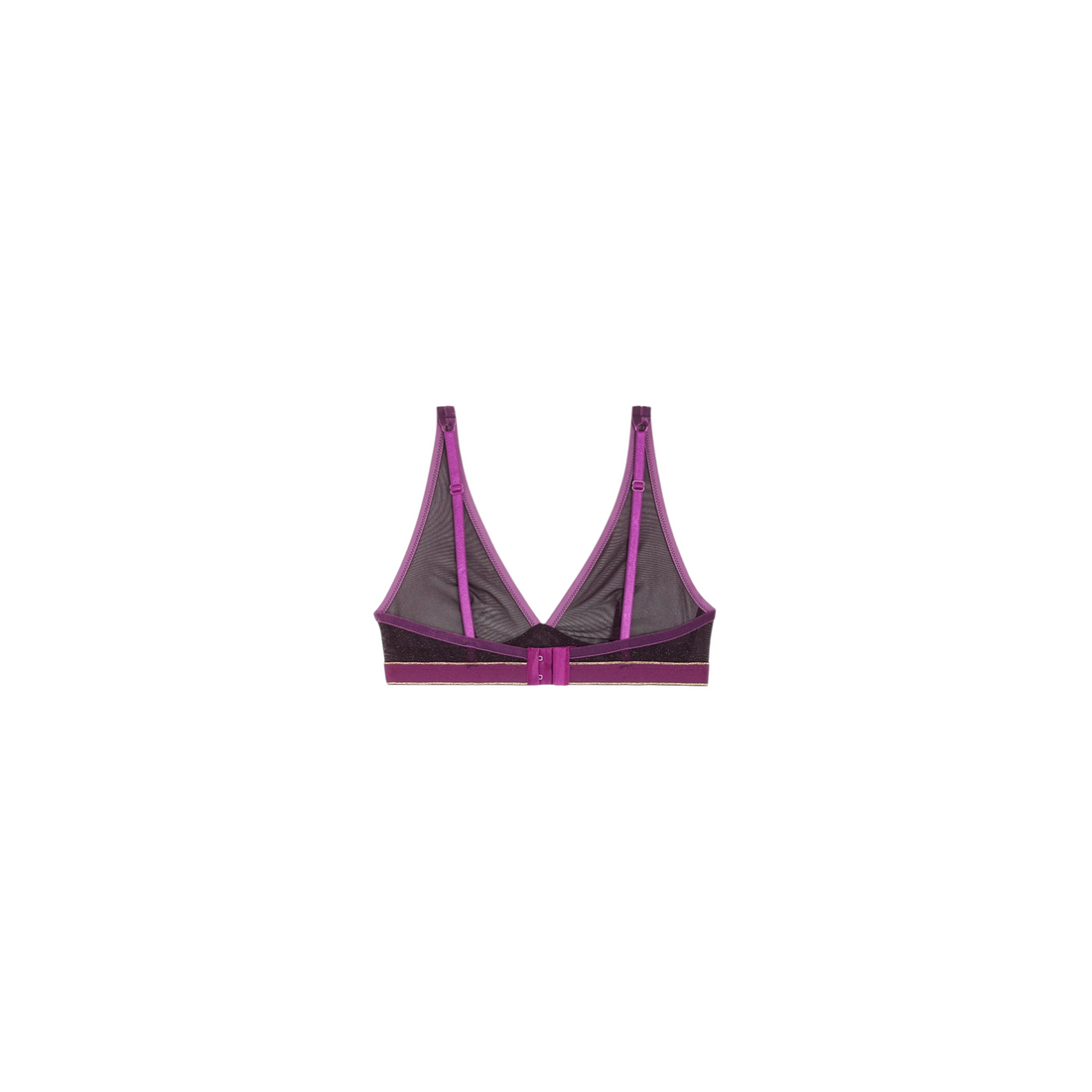 Pullin Triangle Foulard Plum - vue arrière