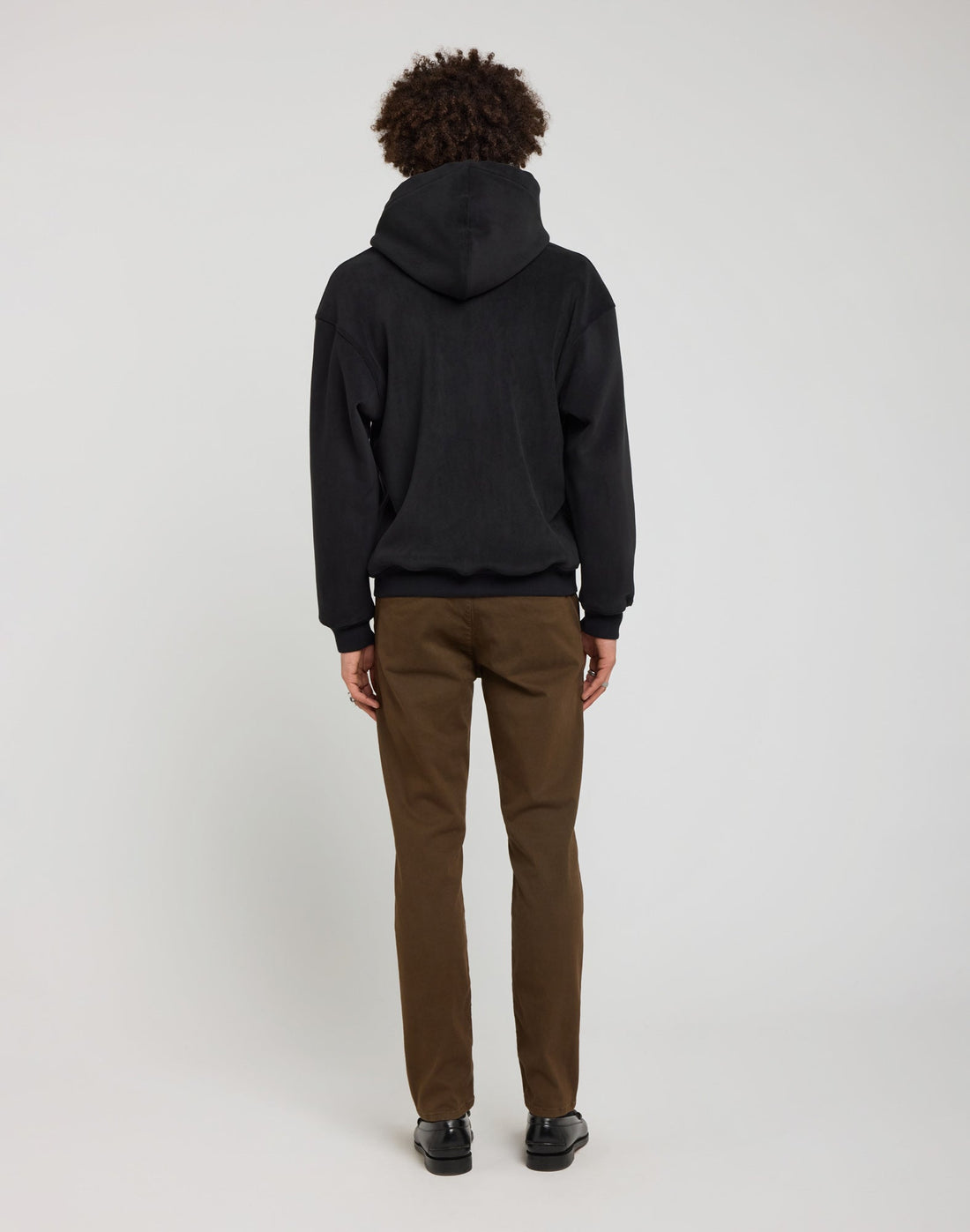 Pullin Hoodie Zip Sherpa - Black