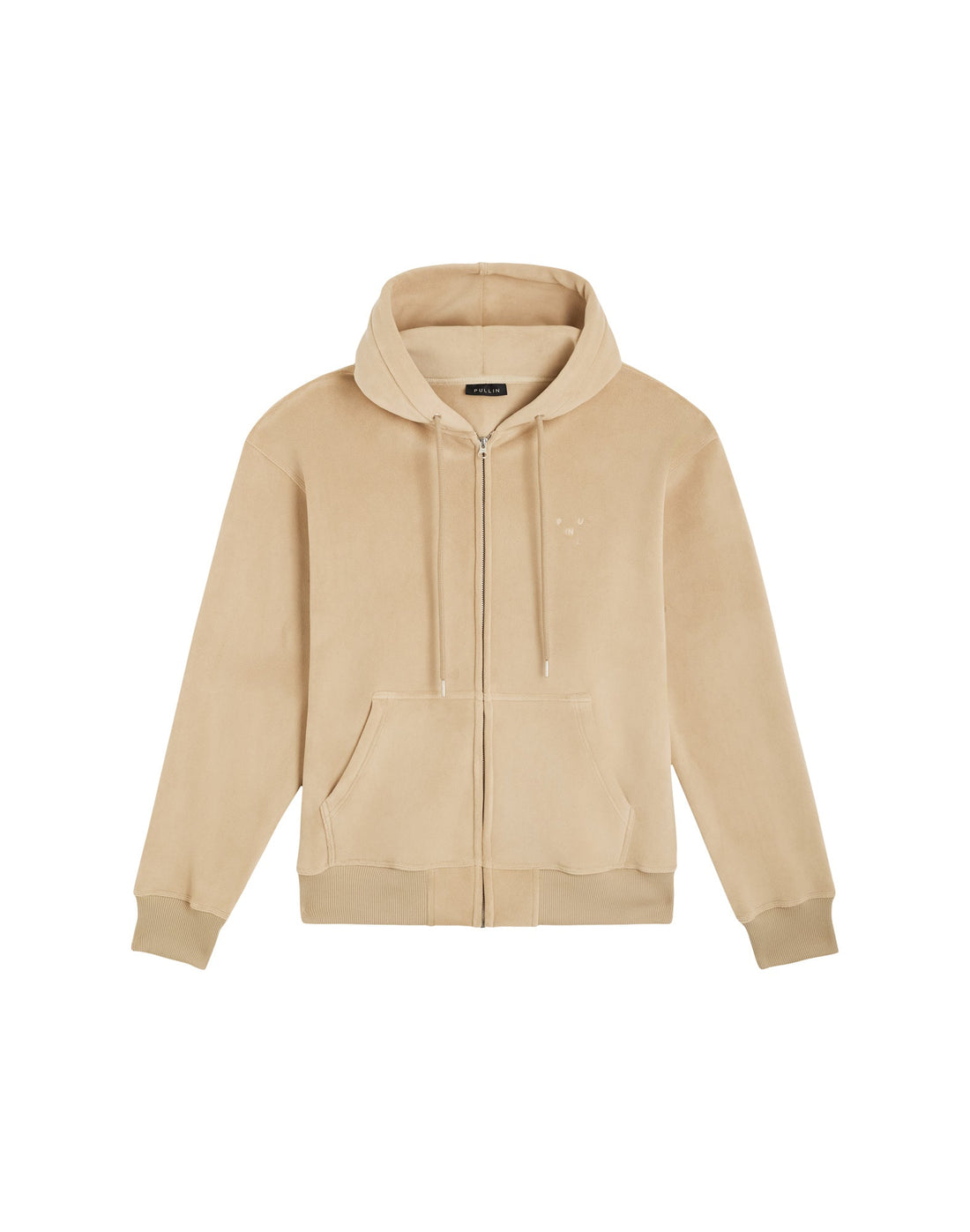 Pullin Hoodie Zip Sherpa - Marron