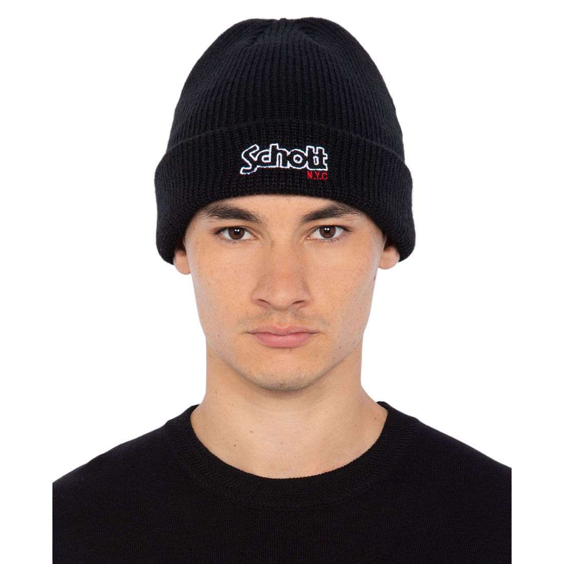 Schott Hat vint Black