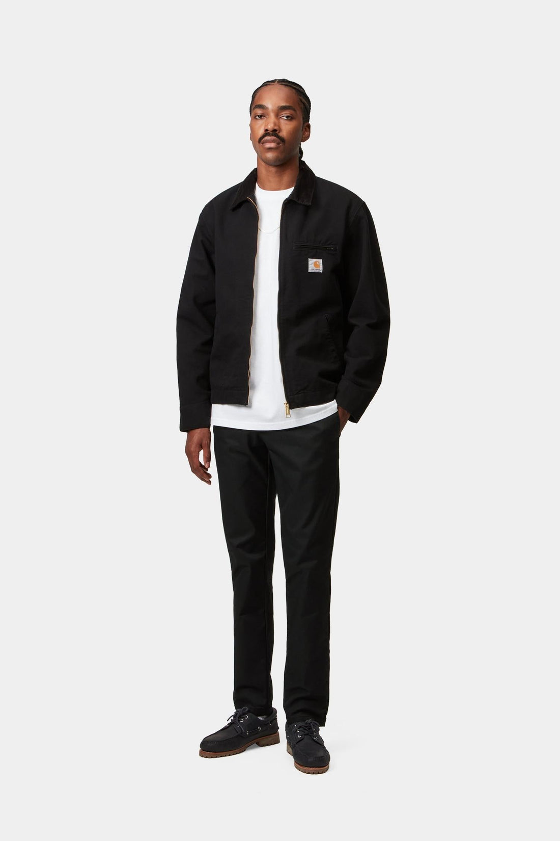 Carhartt WIP Sid Pant Black - vue détail poche