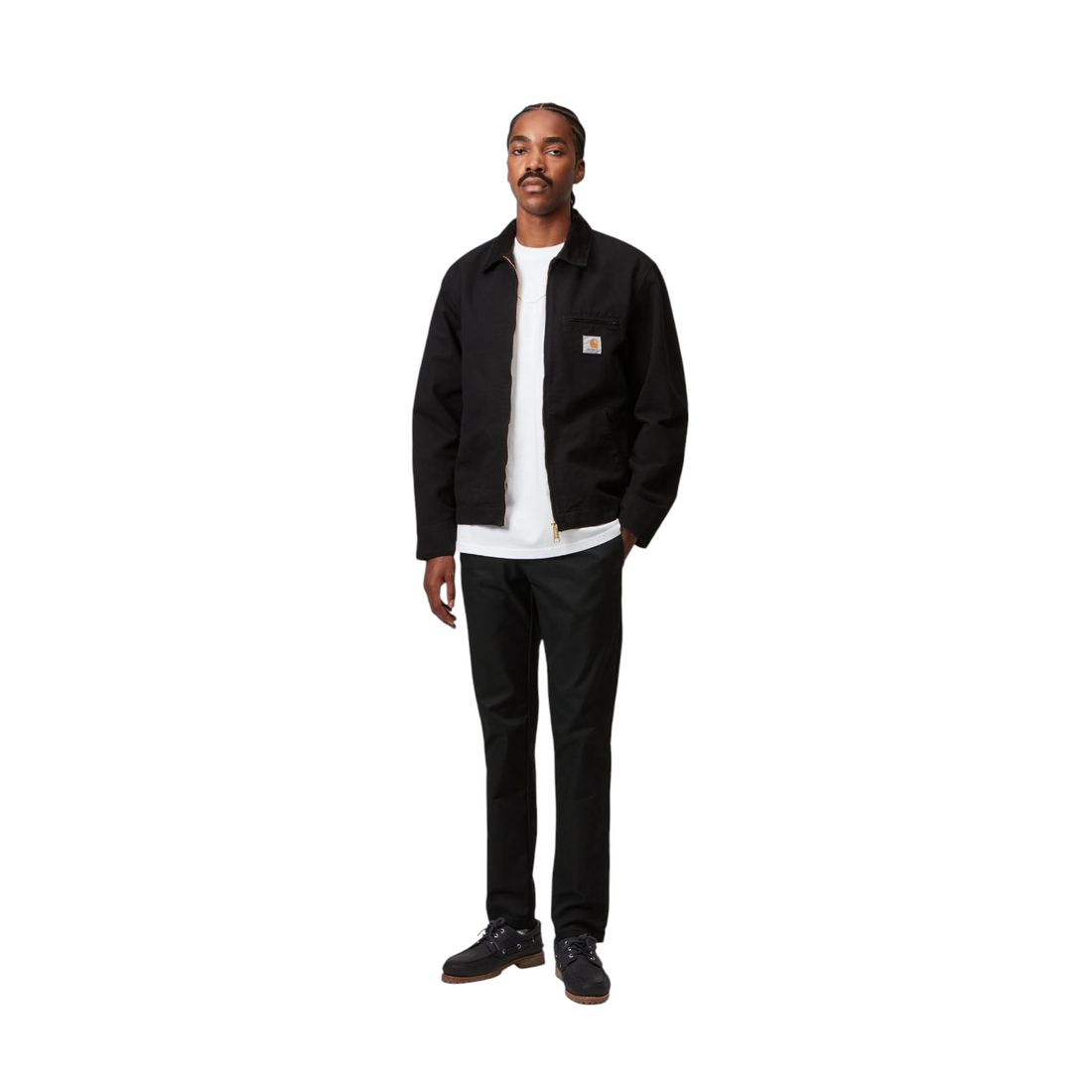 Carhartt WIP Sid Pant Black - vue détail poche