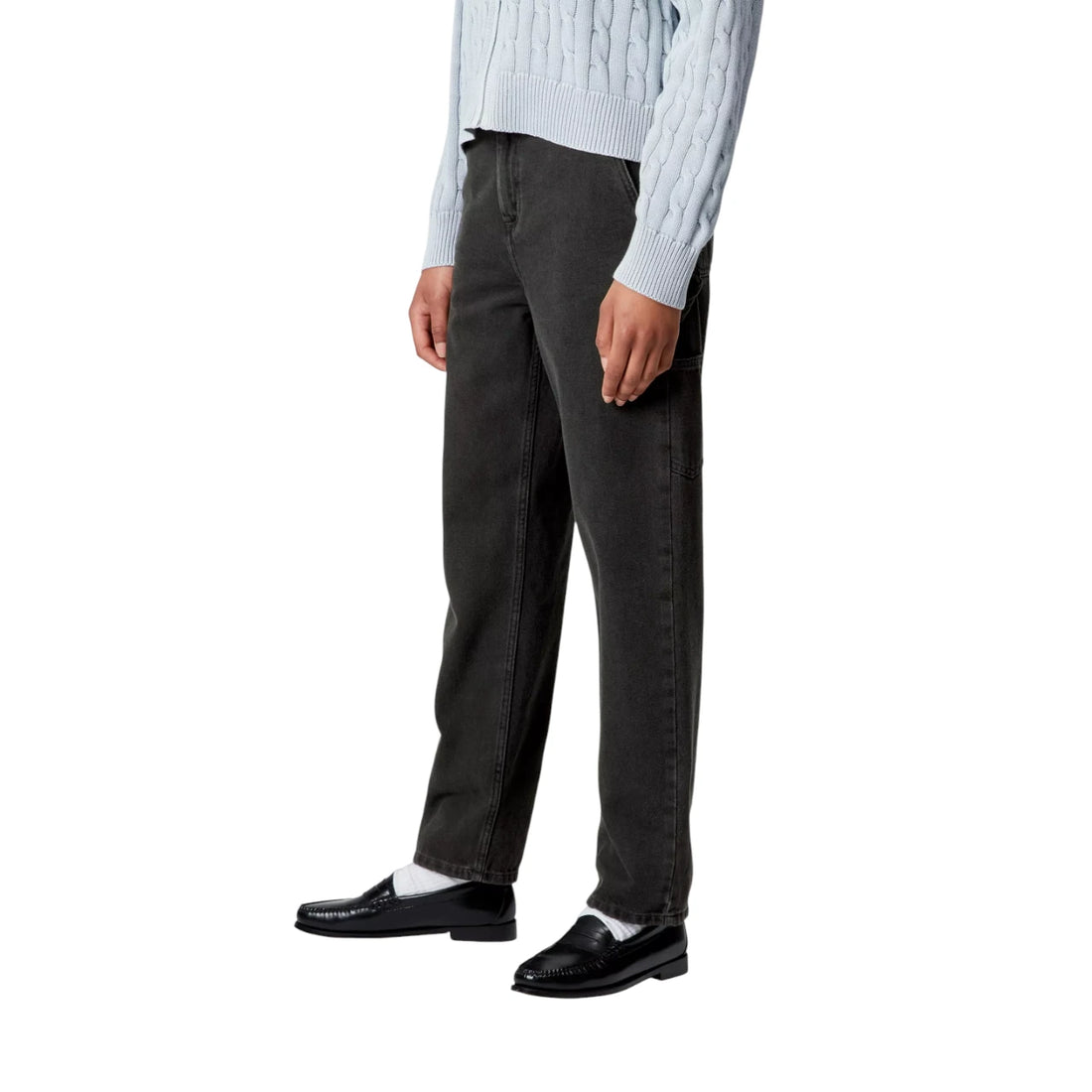 Carhartt Wip W' Pierce Pant - Black Stone Washed