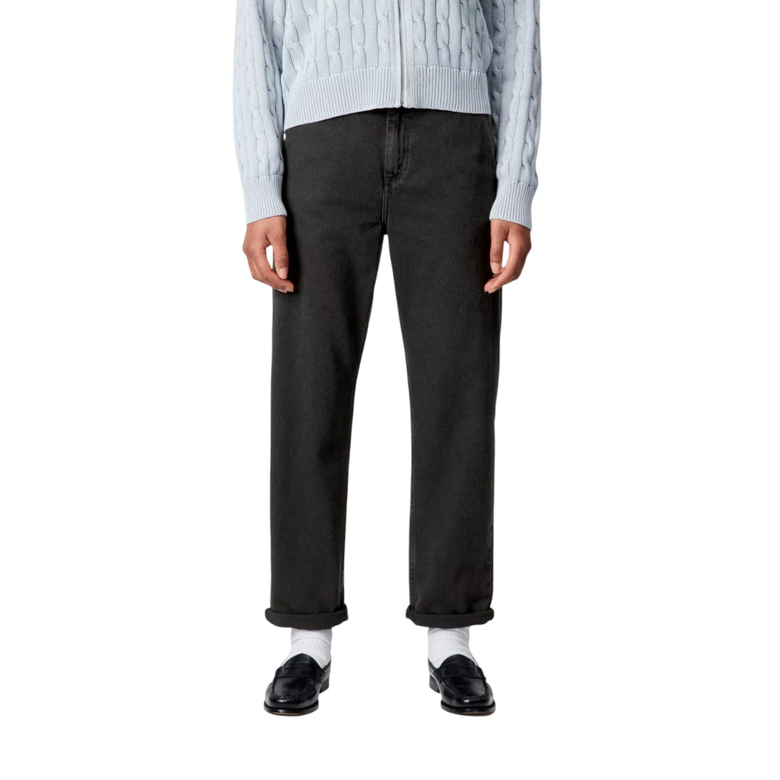 Carhartt Wip W' Pierce Pant - Black Stone Washed