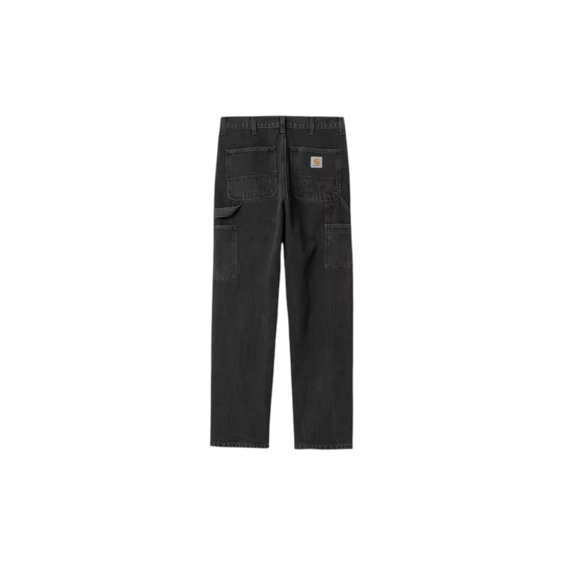 Carhartt Wip Double knee pant-Black stone washed