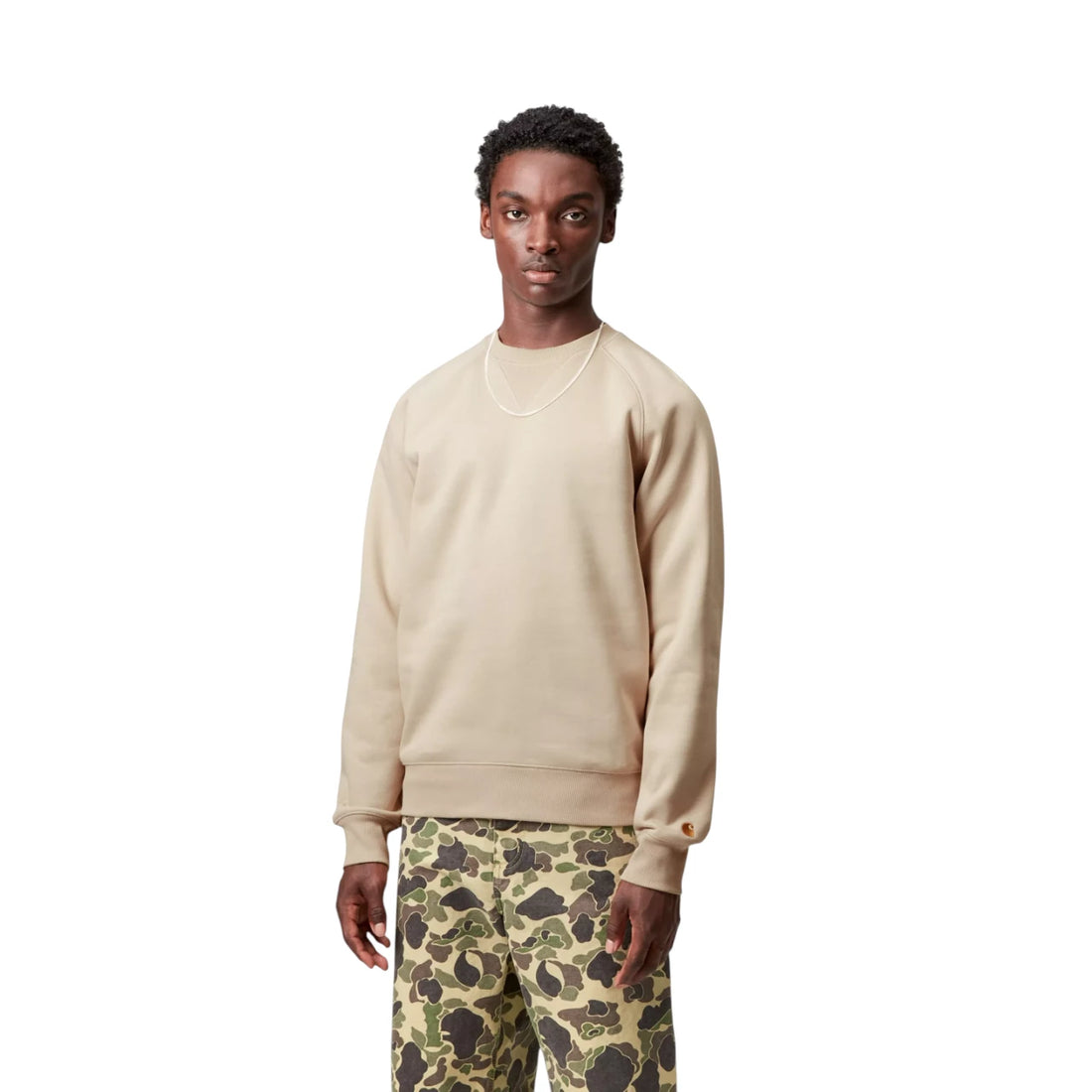 Carhartt Wip Chase Sweat - Fleur de Sel