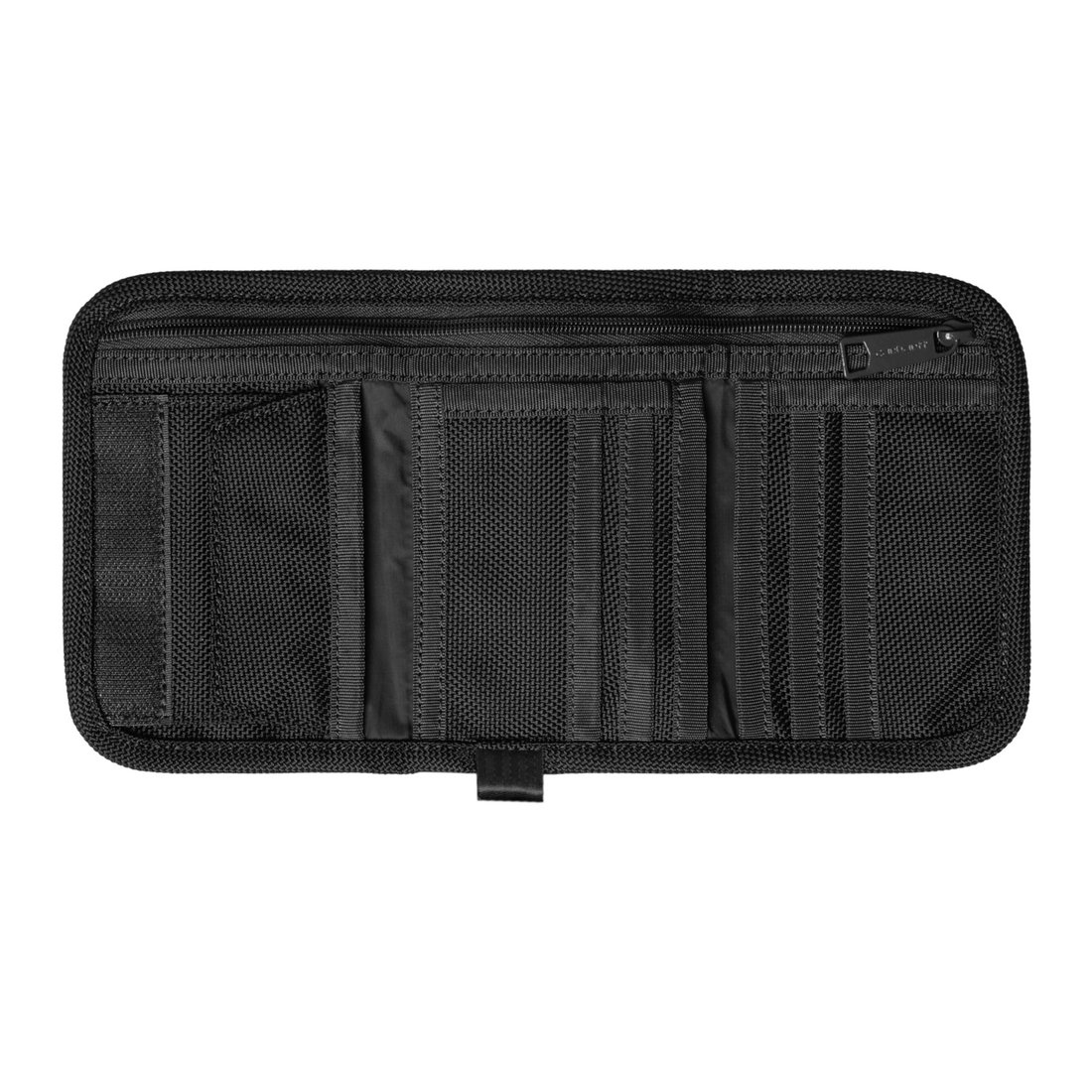 Portefeuille unisexe noir Born2ride Carhartt WIP Richmond avec multiples compartiments et fermeture zippée