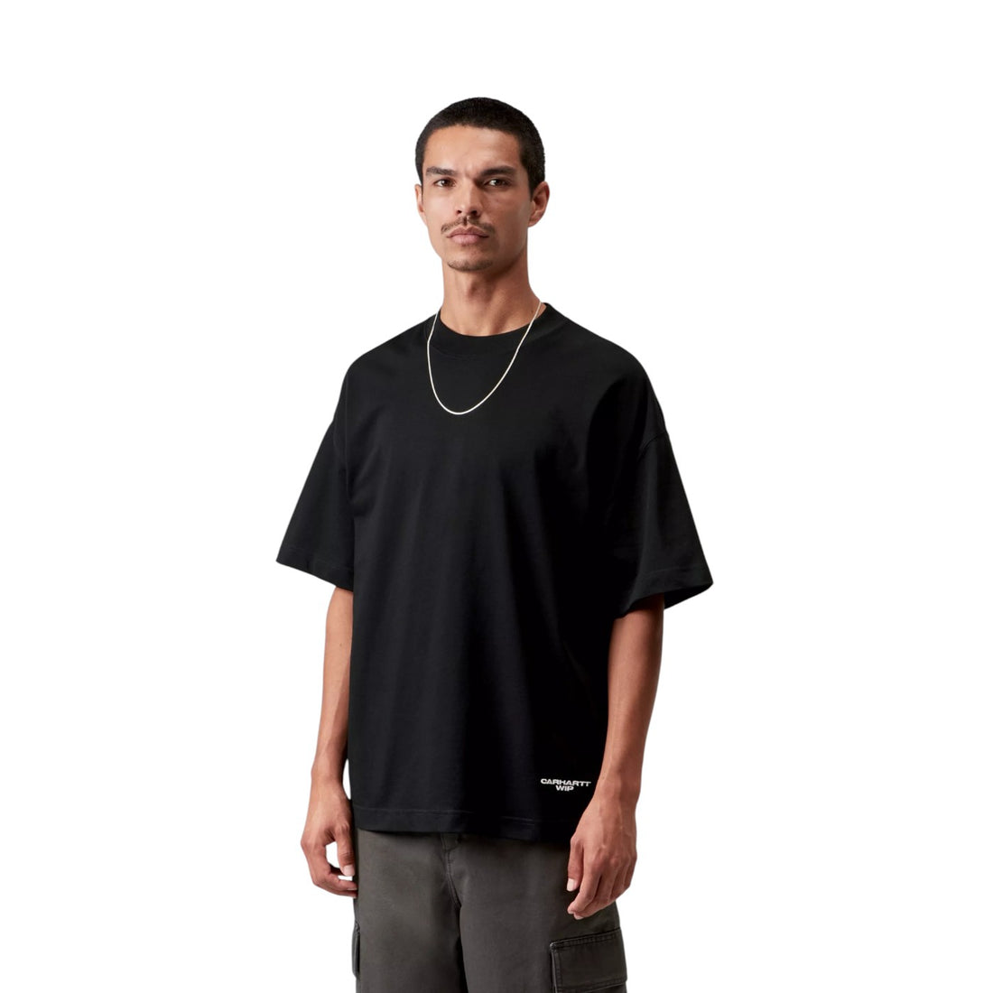 Carhartt Wip S/s chapter script t-shirt-Black/White