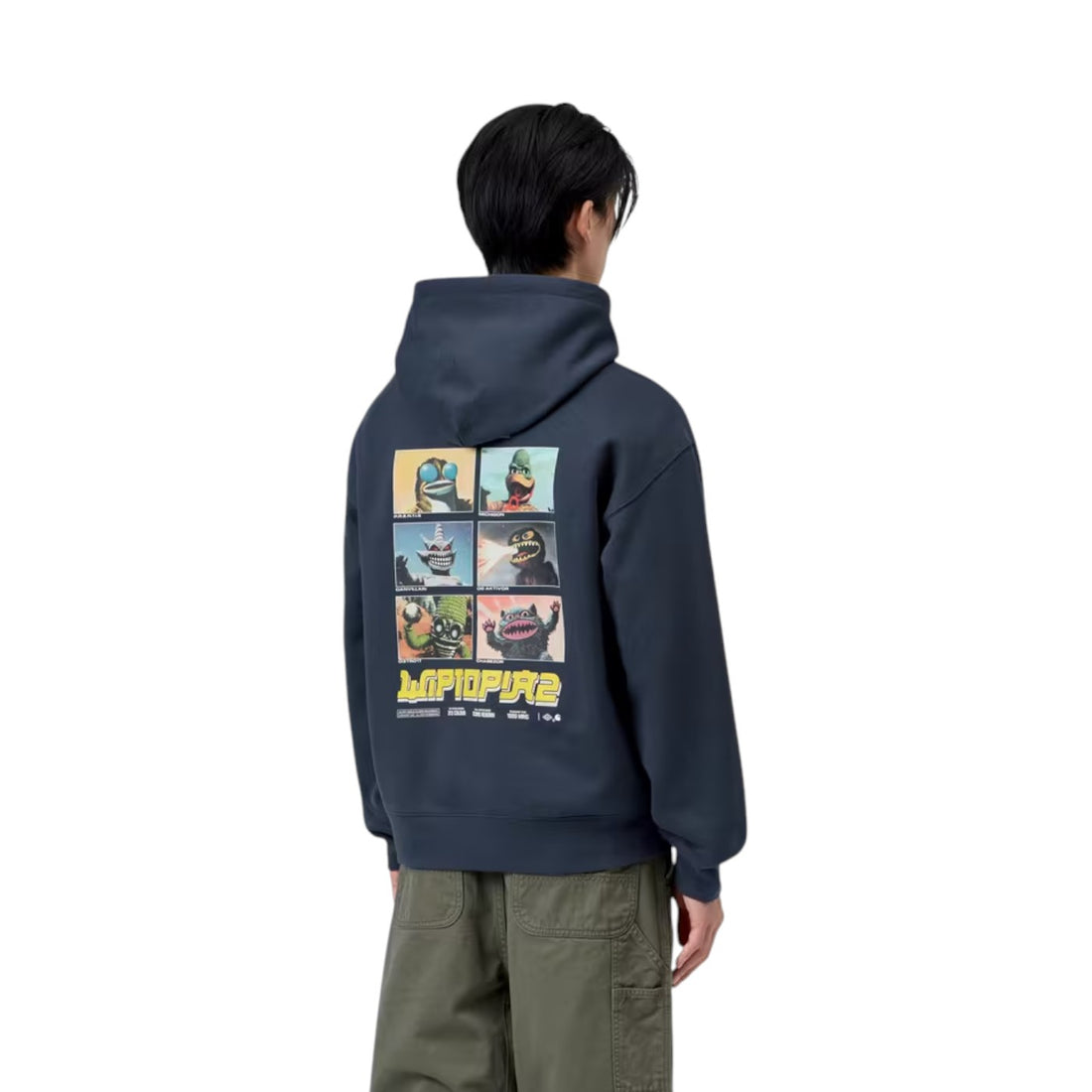 Carhartt Wip Hooded wiptopia II sweat-Blue