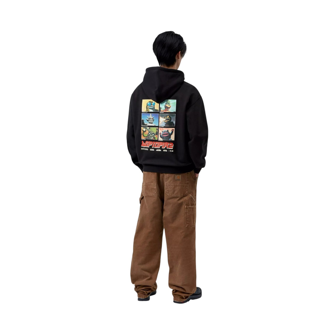 Carhartt Wip Hooded wiptopia II sweat-Black