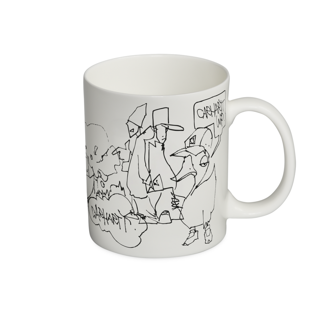 Carhartt WIP Blinkerfluid Mug - White/Black