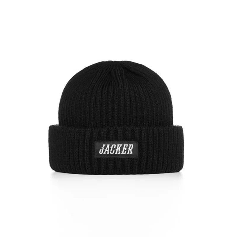 Jacker Classic Short Beanie - Black
