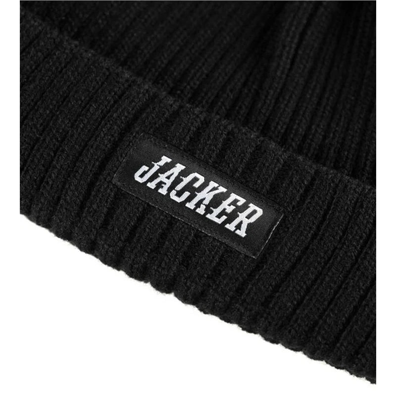 Jacker Classic Short Beanie - Black