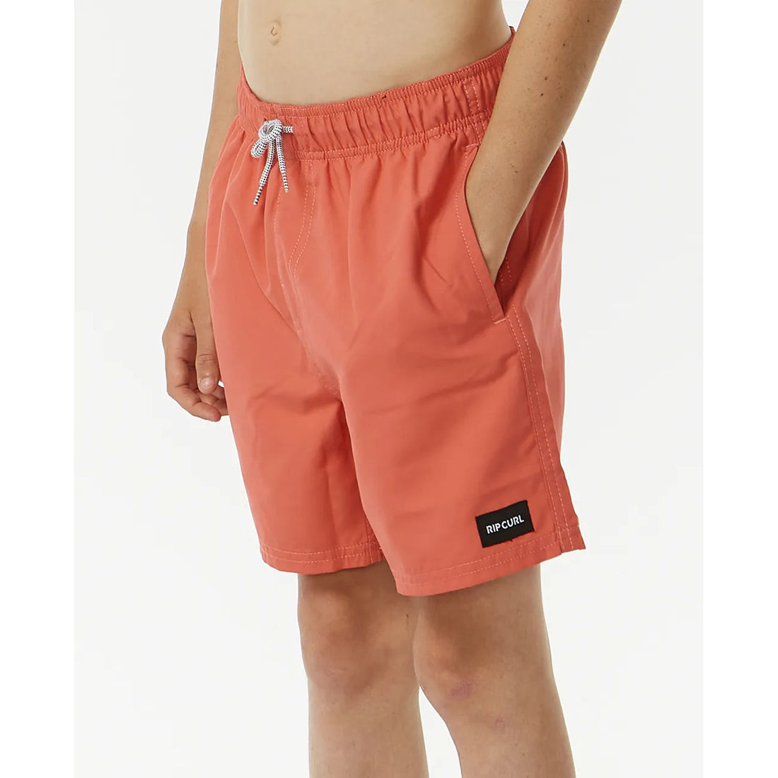 Rip Curl Offset Volley Boy Hot Coral