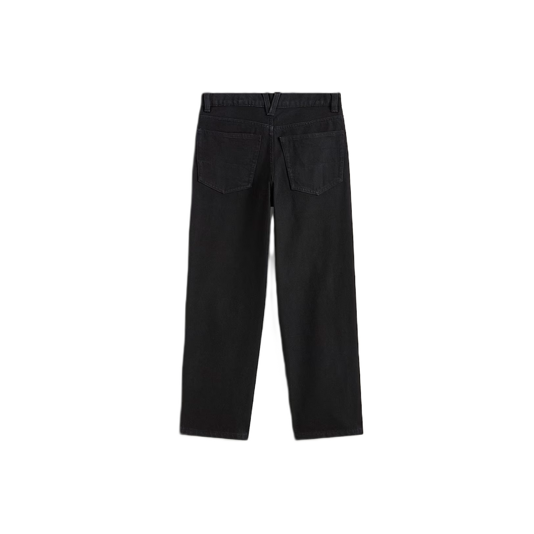 Pantalon en denim noir coupe loose Born2ride Vans Check-5 pour enfant avec poches arrière