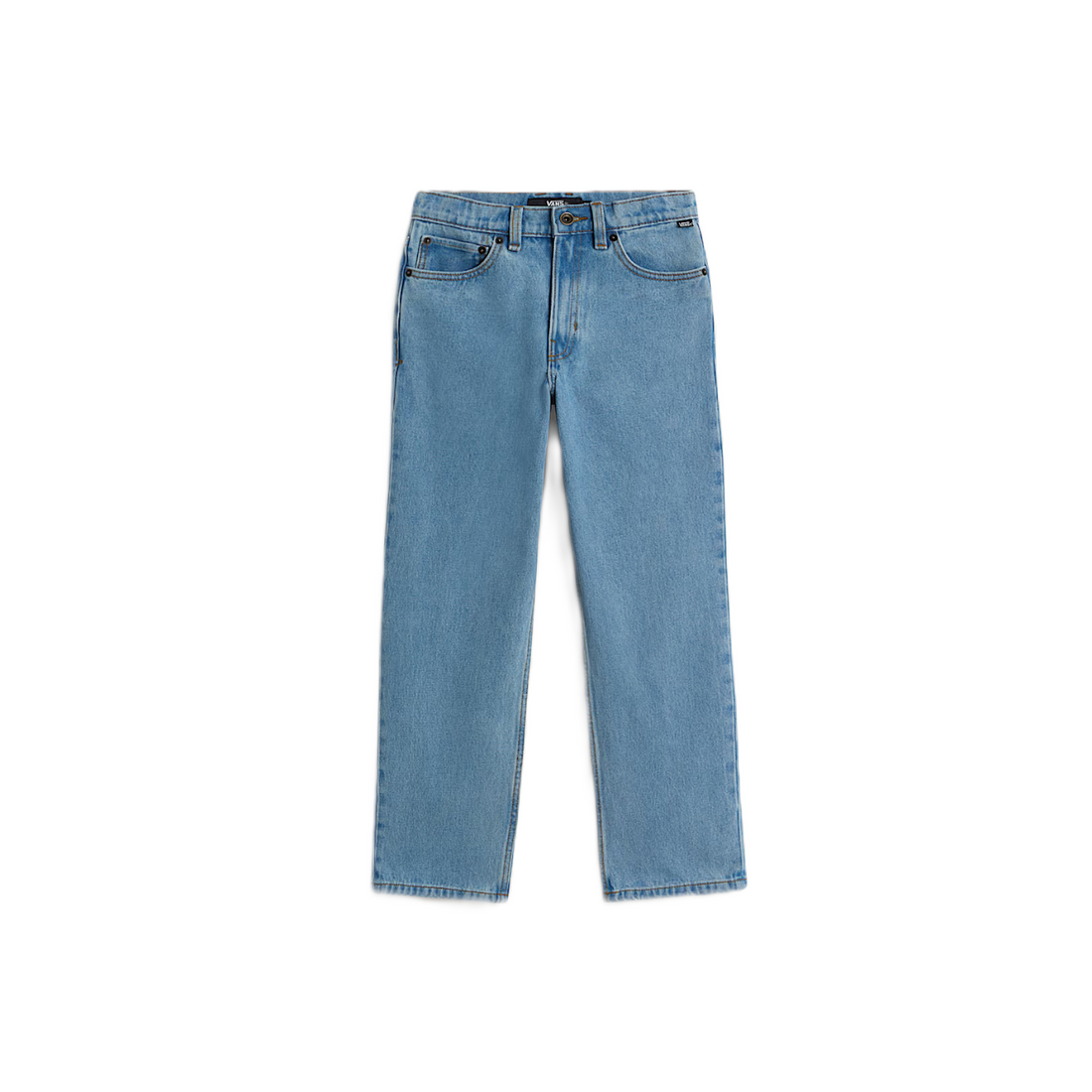 Pantalon en denim bleu coupe loose pour enfant Born2ride Vans Check-5 style skate streetwear