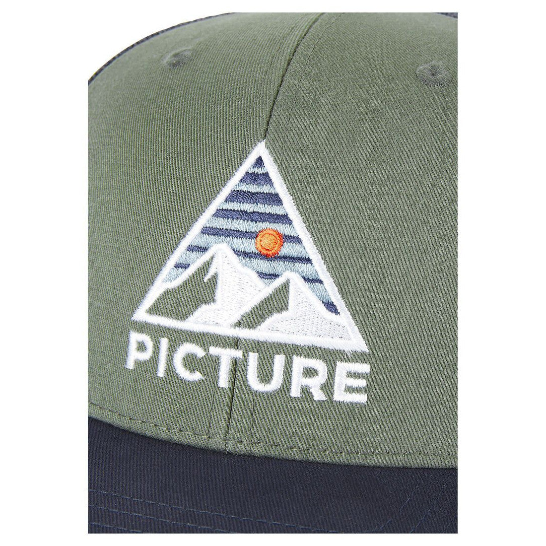 Picture Organic Clothing Kuldo Trucker Cap Green Spray