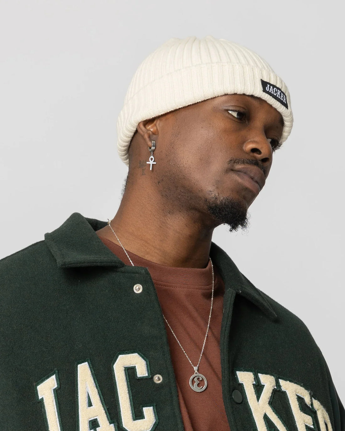 Jacker Team Short Beanie Beige