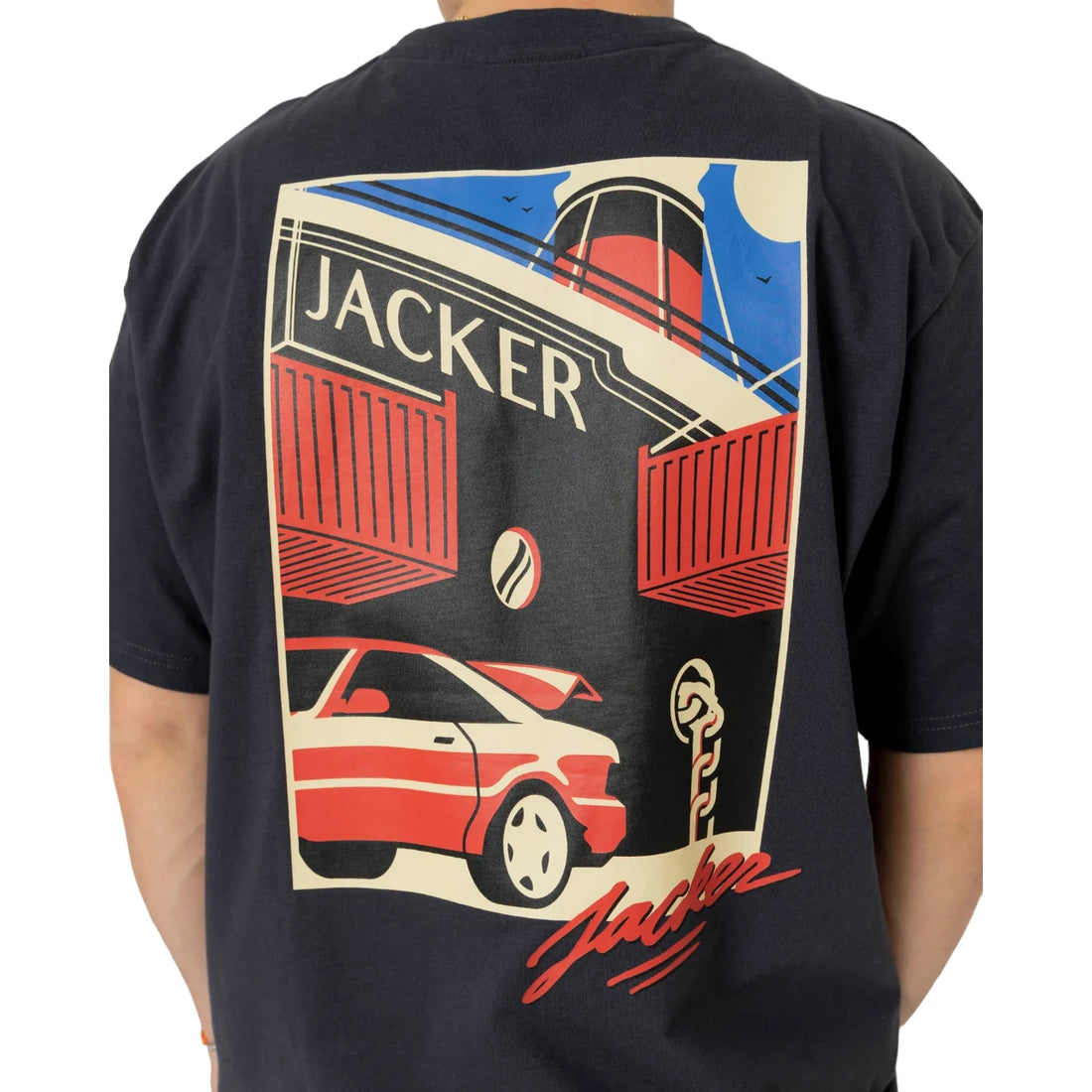 Jacker Black Trade T-Shirt - Blue