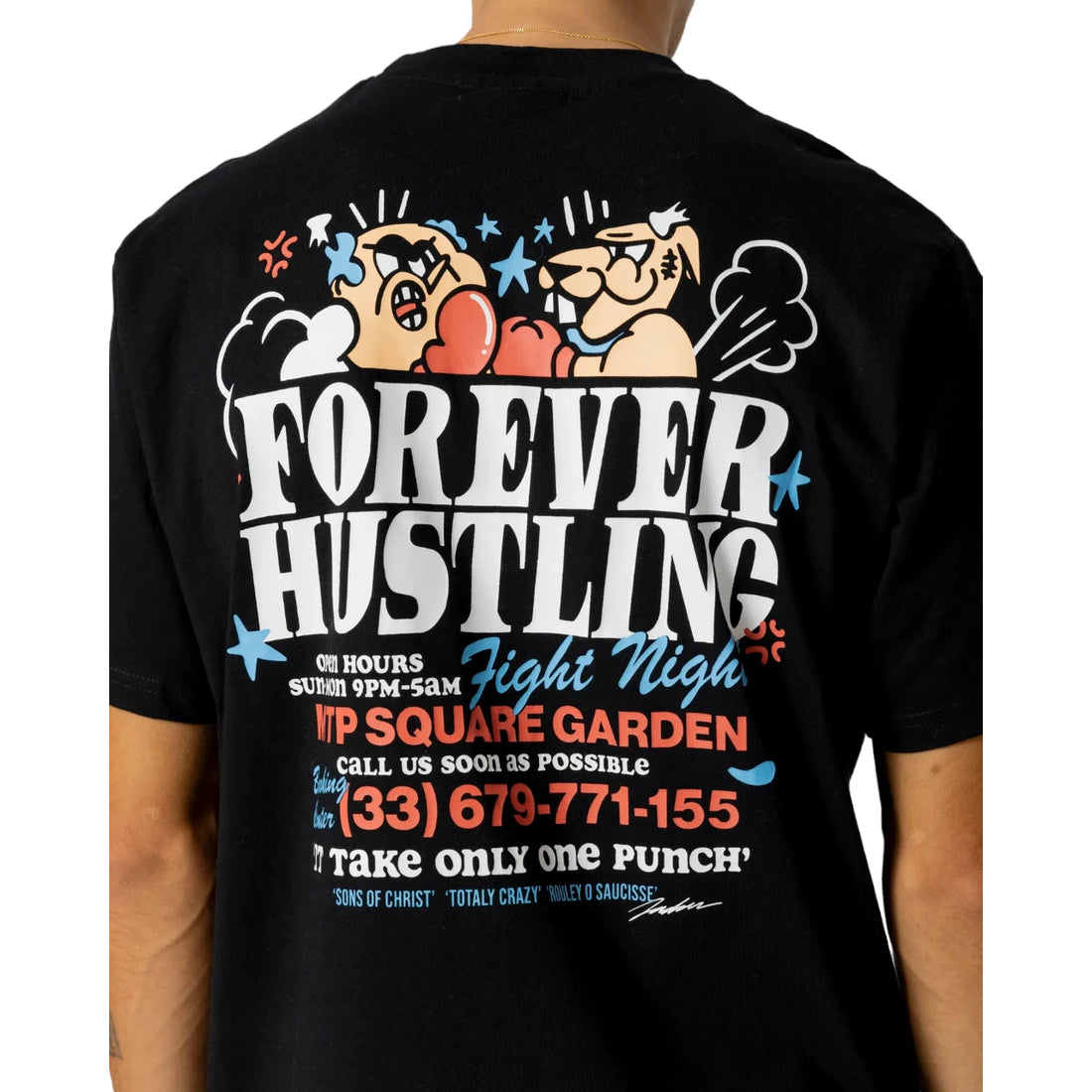 Jacker Fight tee - Black