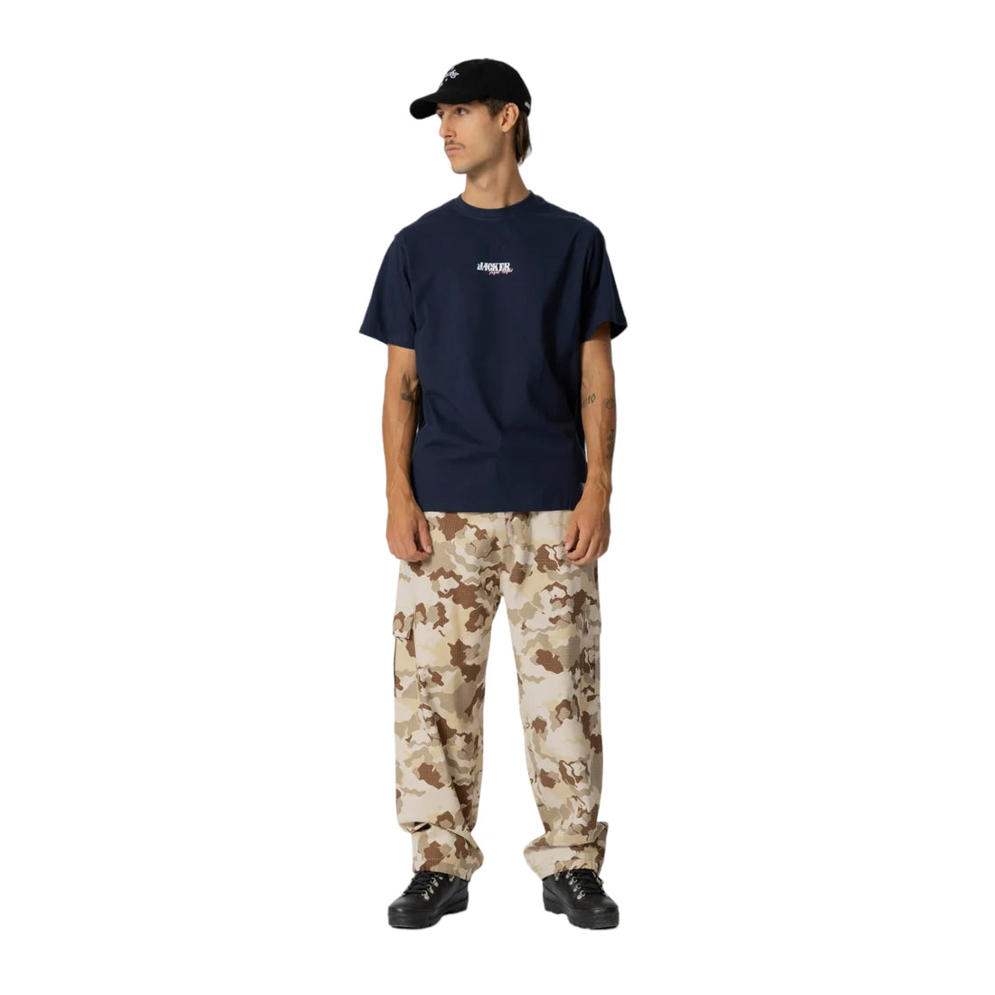 Jacker Fight tee - Navy