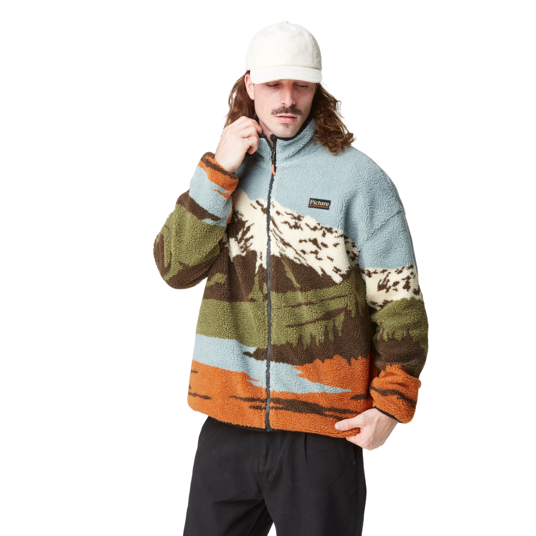 Picture Organic Clothing Hafdals Zip Fleece - Mountain