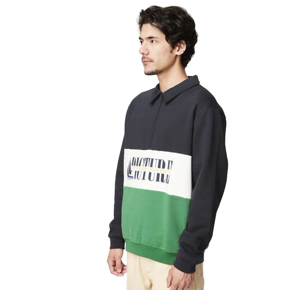 Picture Organic Clothing Carawa Zip Sweater - Verdan Green