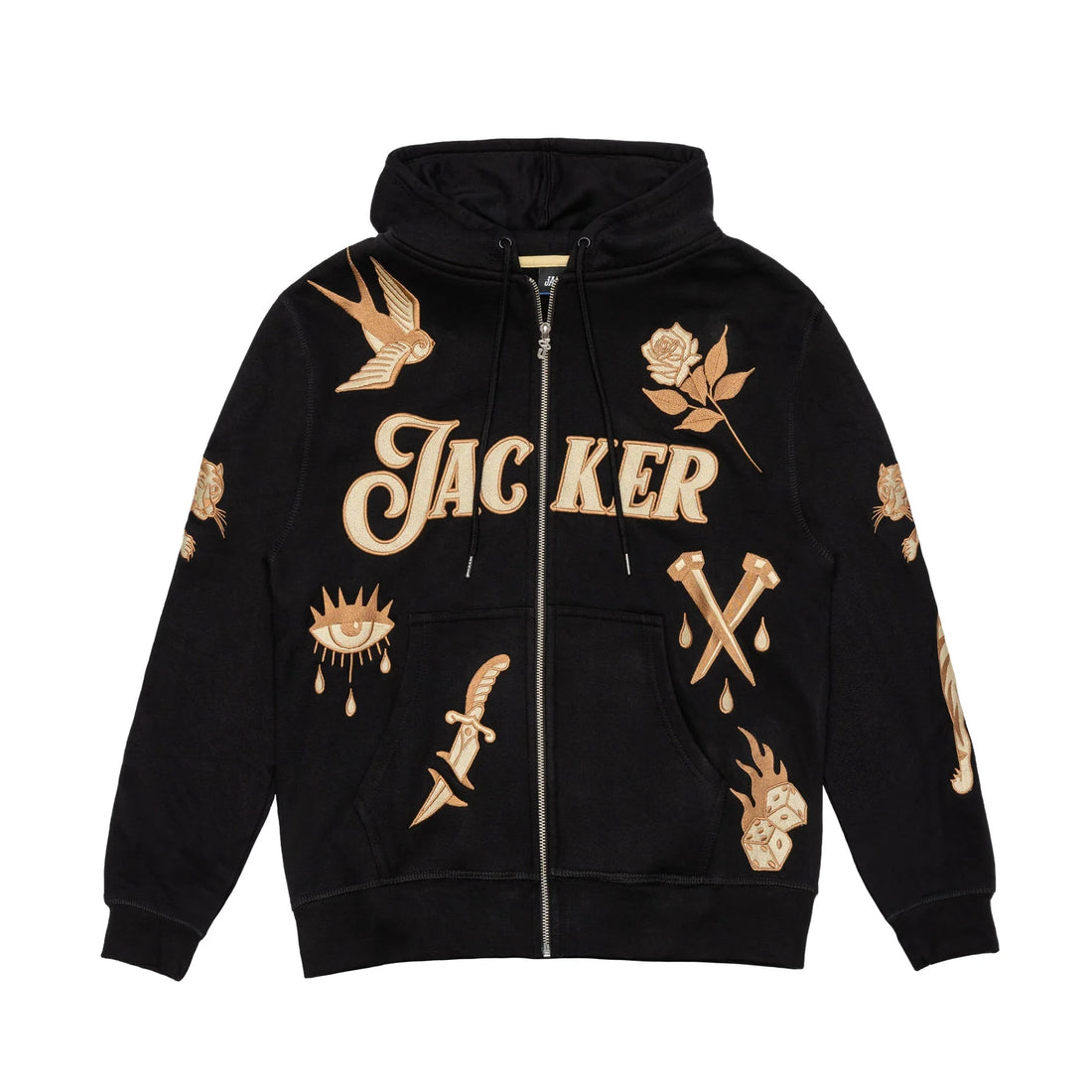 Jacker Nautical zip hoodie