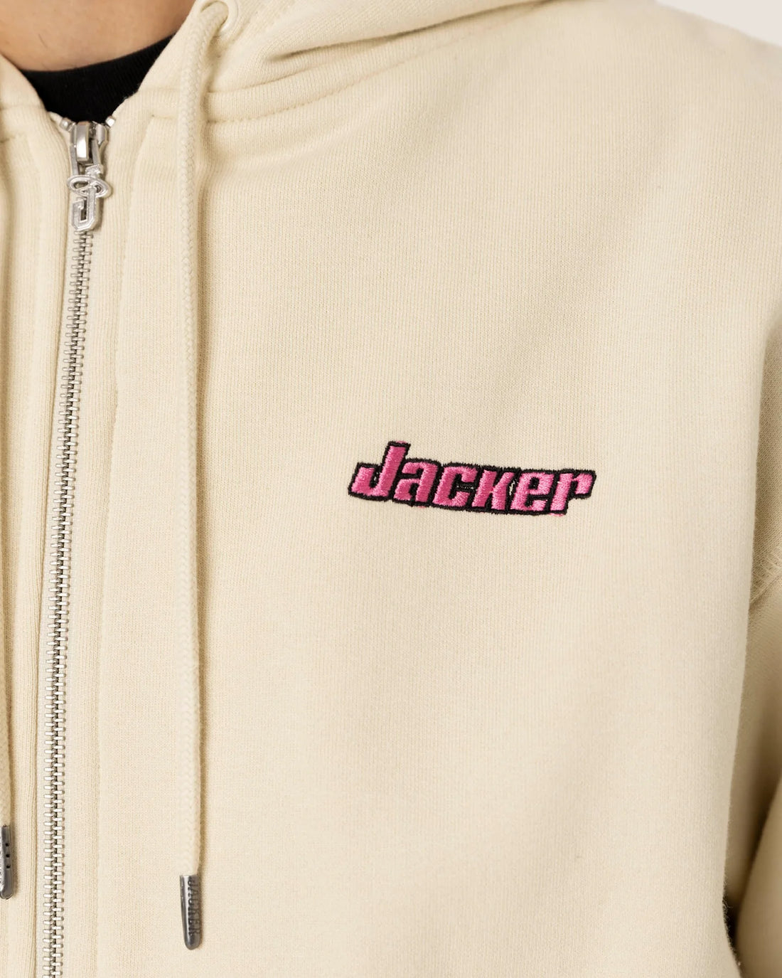 Jacker Absolem zipped hoodie Beige