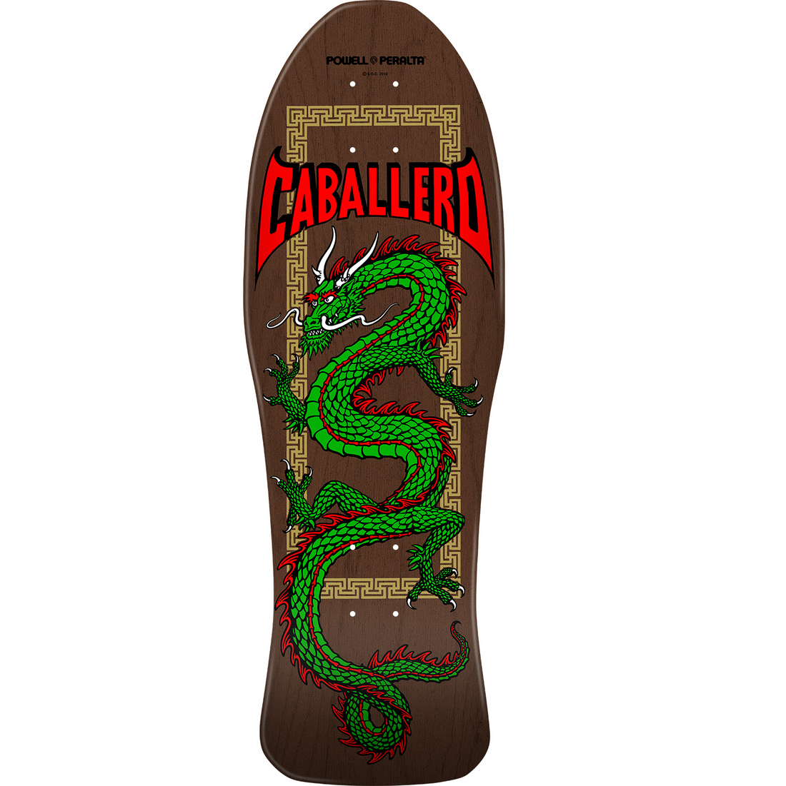 Powell Peralta Reissue Cab Chin Dragon 10" Brown