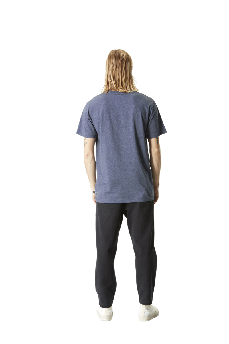 Picture Organic Clothing Basement Cork Tee Dark Blue Melange