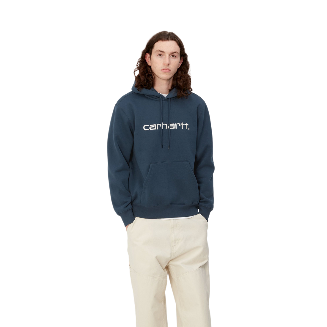 Carhartt Hooded Sweat Squid/Salt