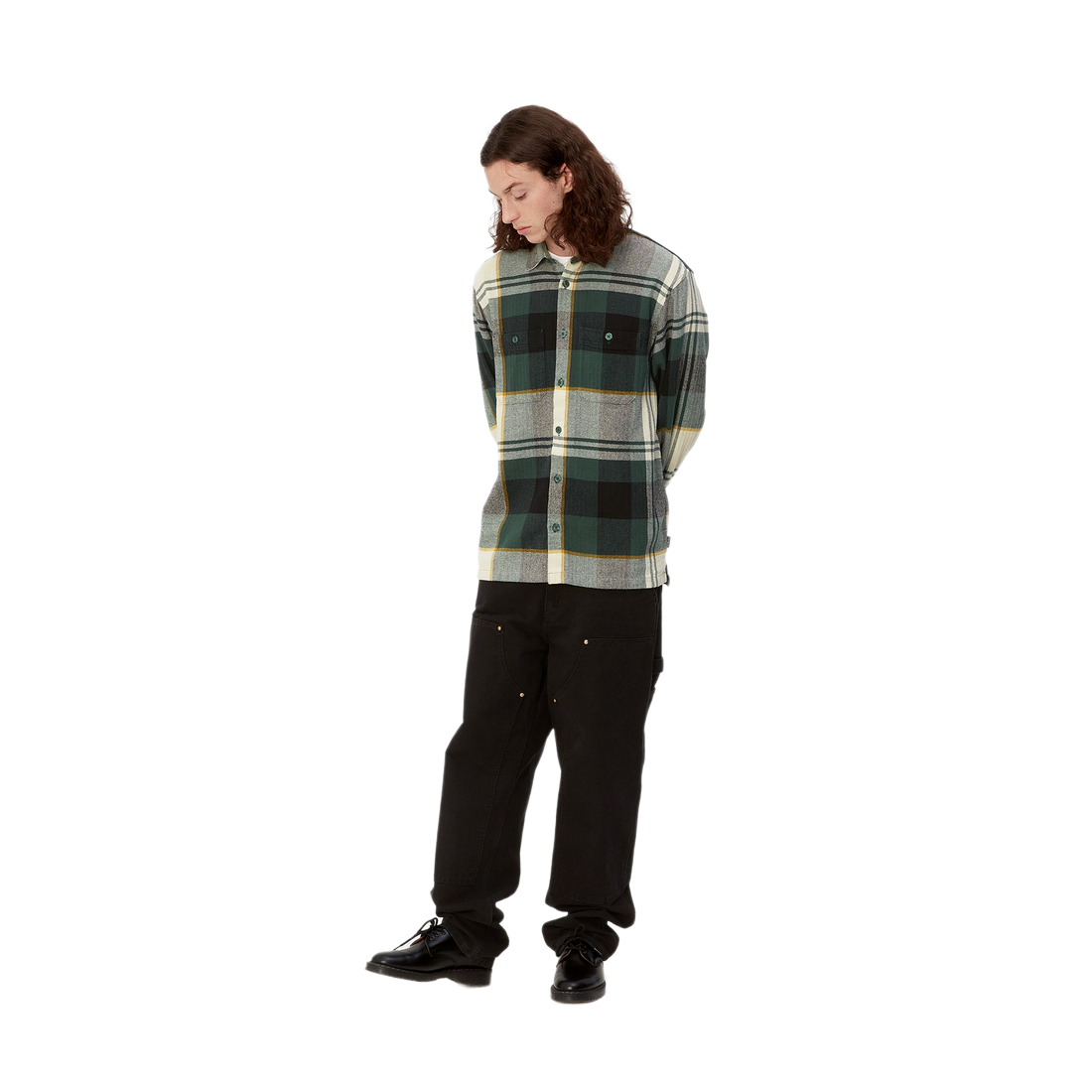 Carhartt L/S Dellinger Shirt Discovery Green