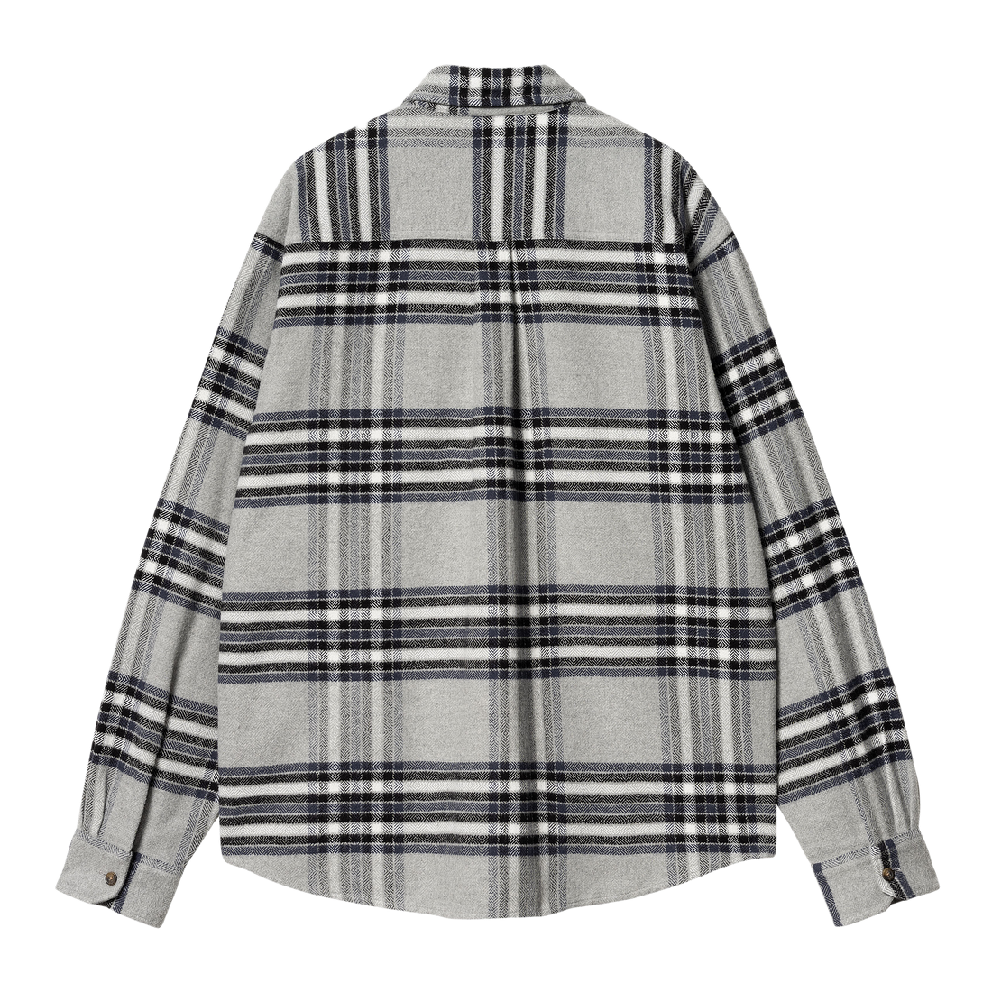 Carhartt L/S Hawkins Shirt Grey Heather/Blue