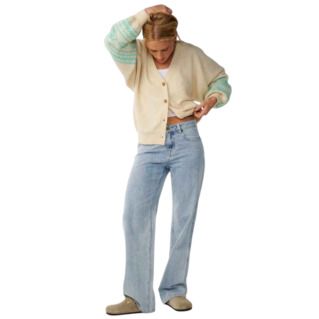 Rip Curl Bossa Nova Jacquard Cardigan - Brazilian Sand