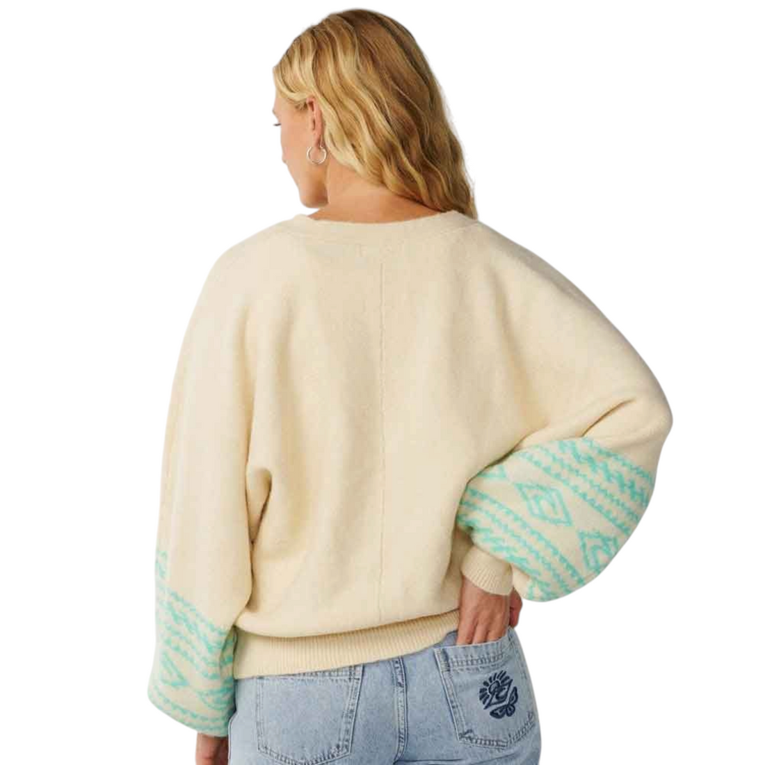Rip Curl Bossa Nova Jacquard Cardigan - Brazilian Sand