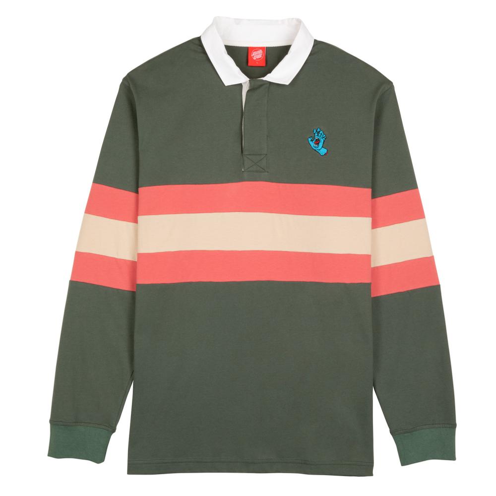 Santa Cruz Mini Hand Stripe L/S Polo