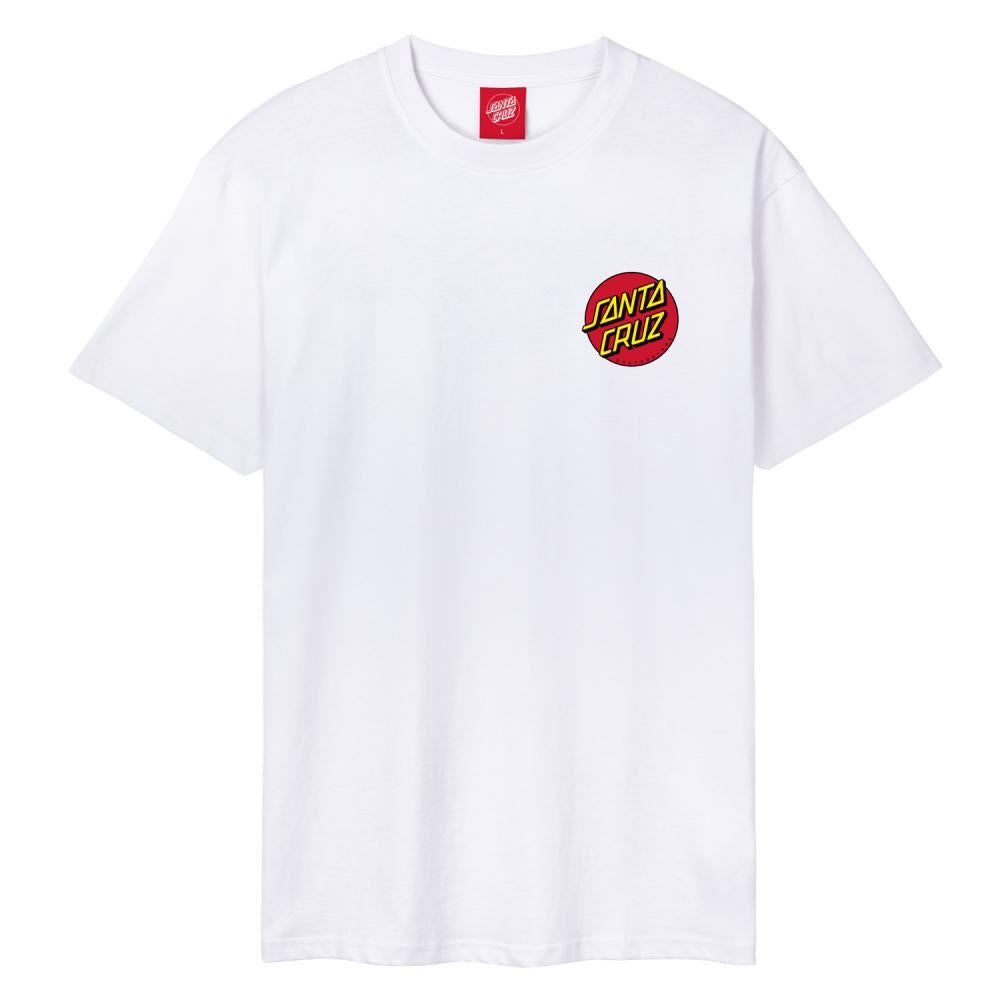 Santa Cruz Classic Dot Chest T-shirt White