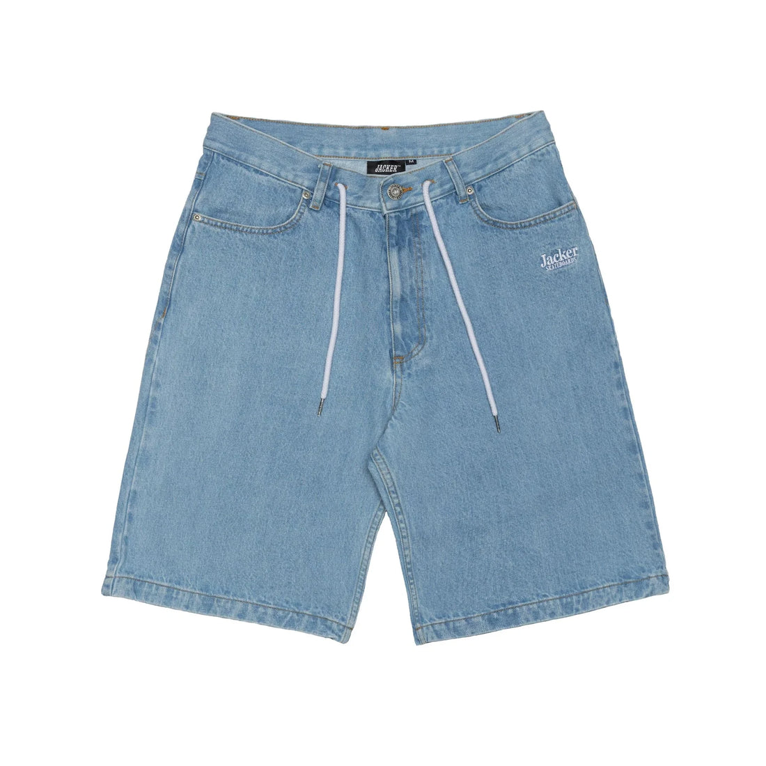 Jacker Serif Logo Denim Gaggy Short