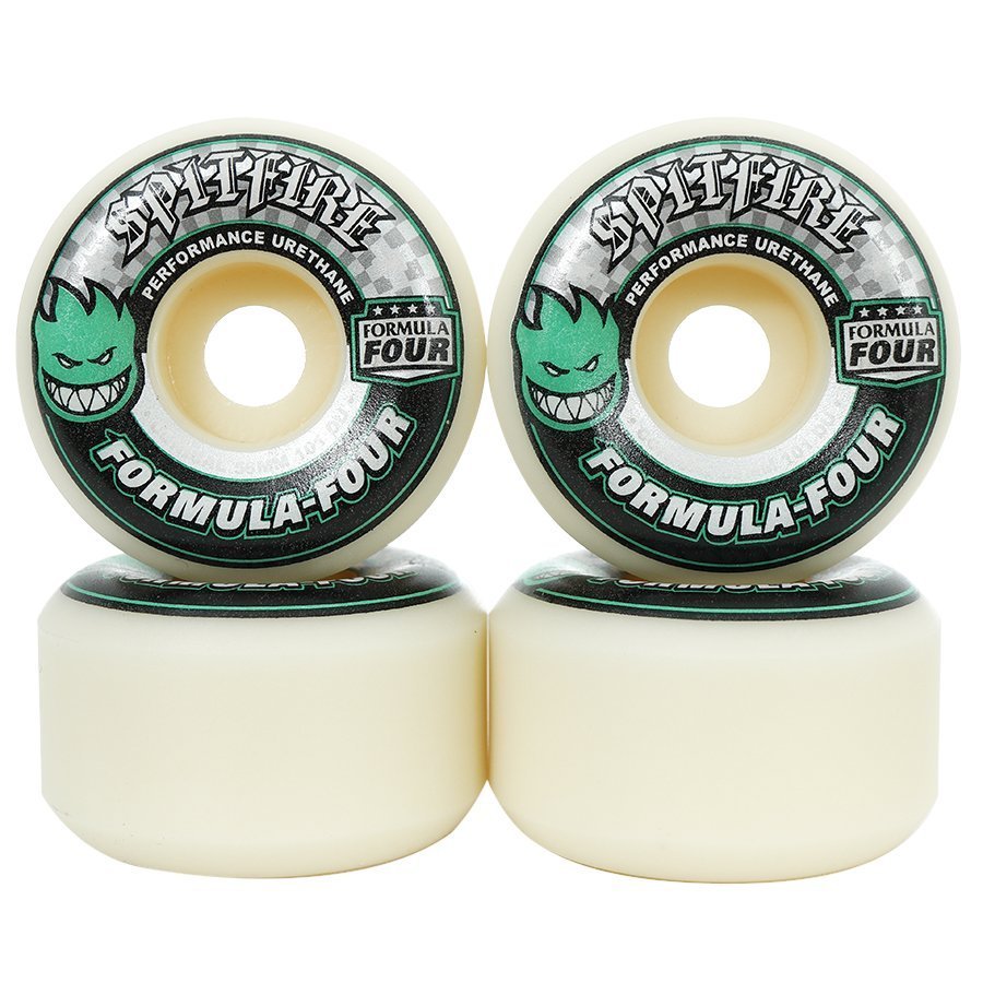 Spitfire Wheels 54mm F4 101D Conical Green Print