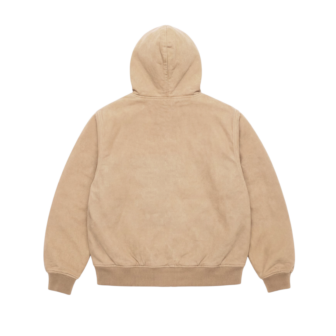 Veste à capuche Born2ride Jacker Turnout en coton marron, vue de dos, style streetwear décontracté.
