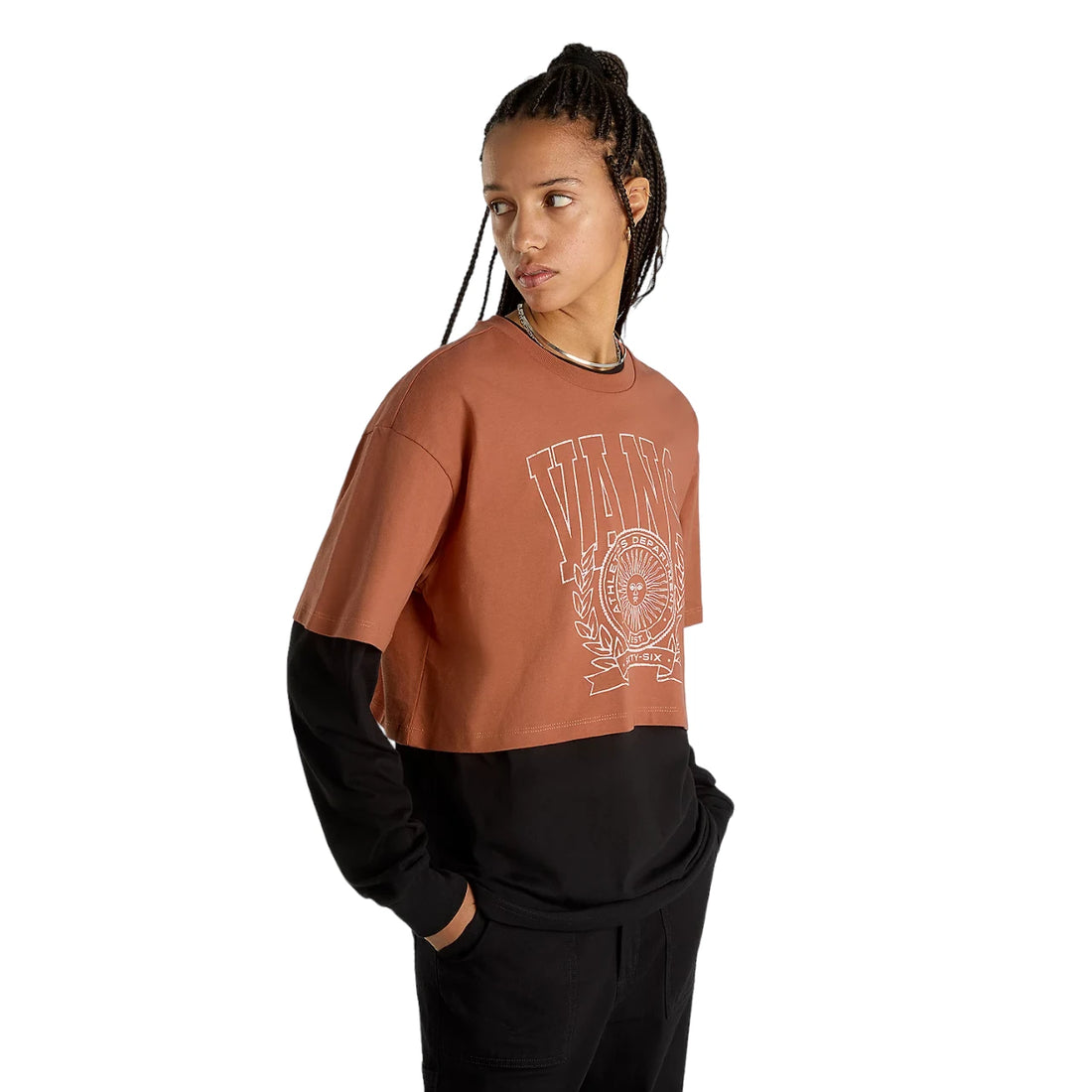 Vans First Team Relax Crop - Auburn