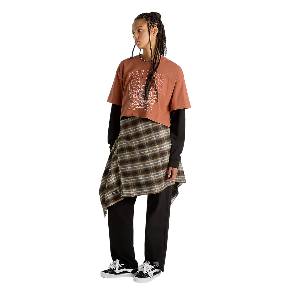 Vans First Team Relax Crop - Auburn