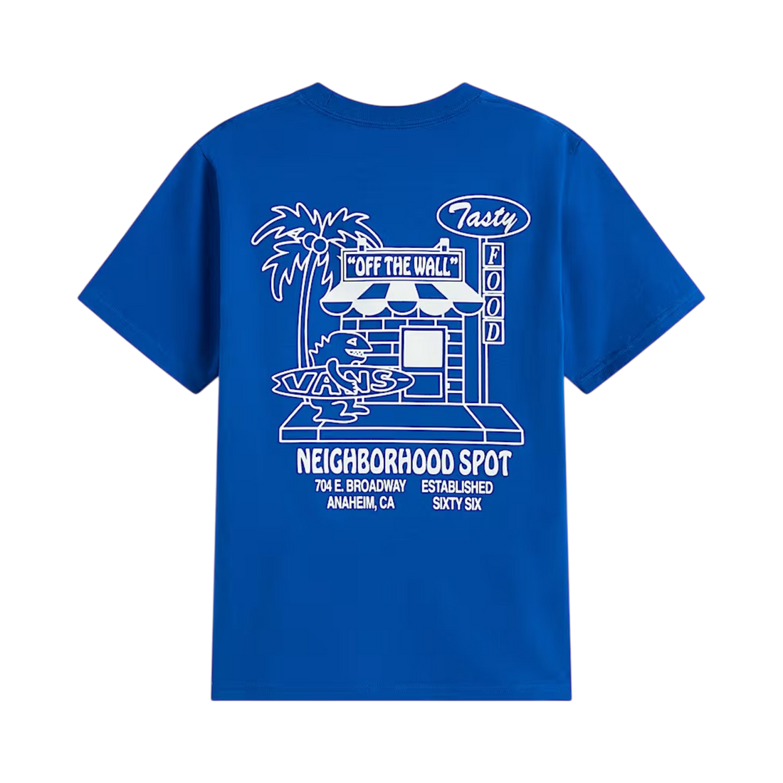 Vans Food spot ss tee boy-Dark blue