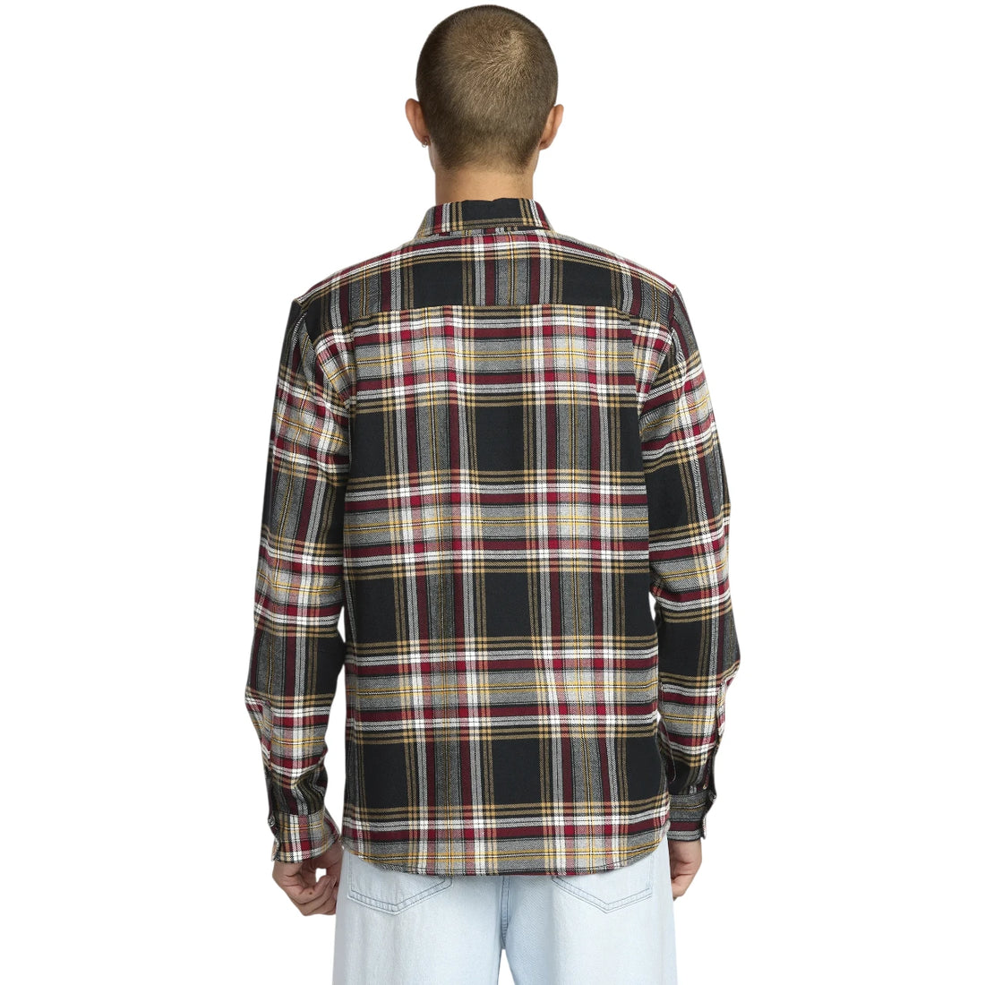 Volcom Netastone Flannel Ls - Antique Black