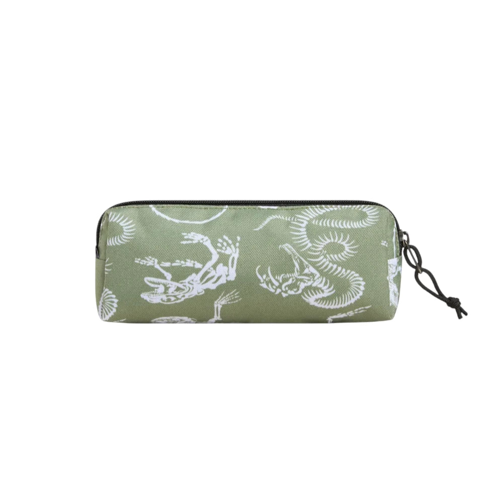 Vans Old Skool Pencil Pouch - Loden Green/White